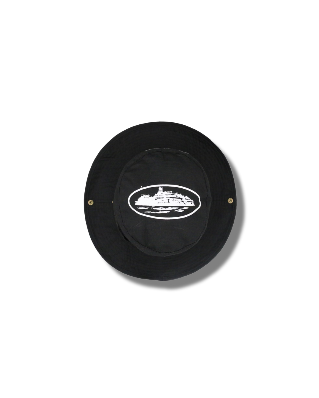 Corteiz “Alcatraz Black and White Bucket Hat”