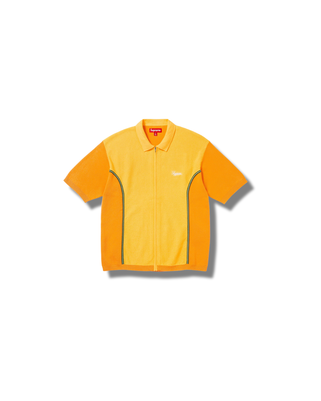 Supreme “Piping Zip Up Polo”