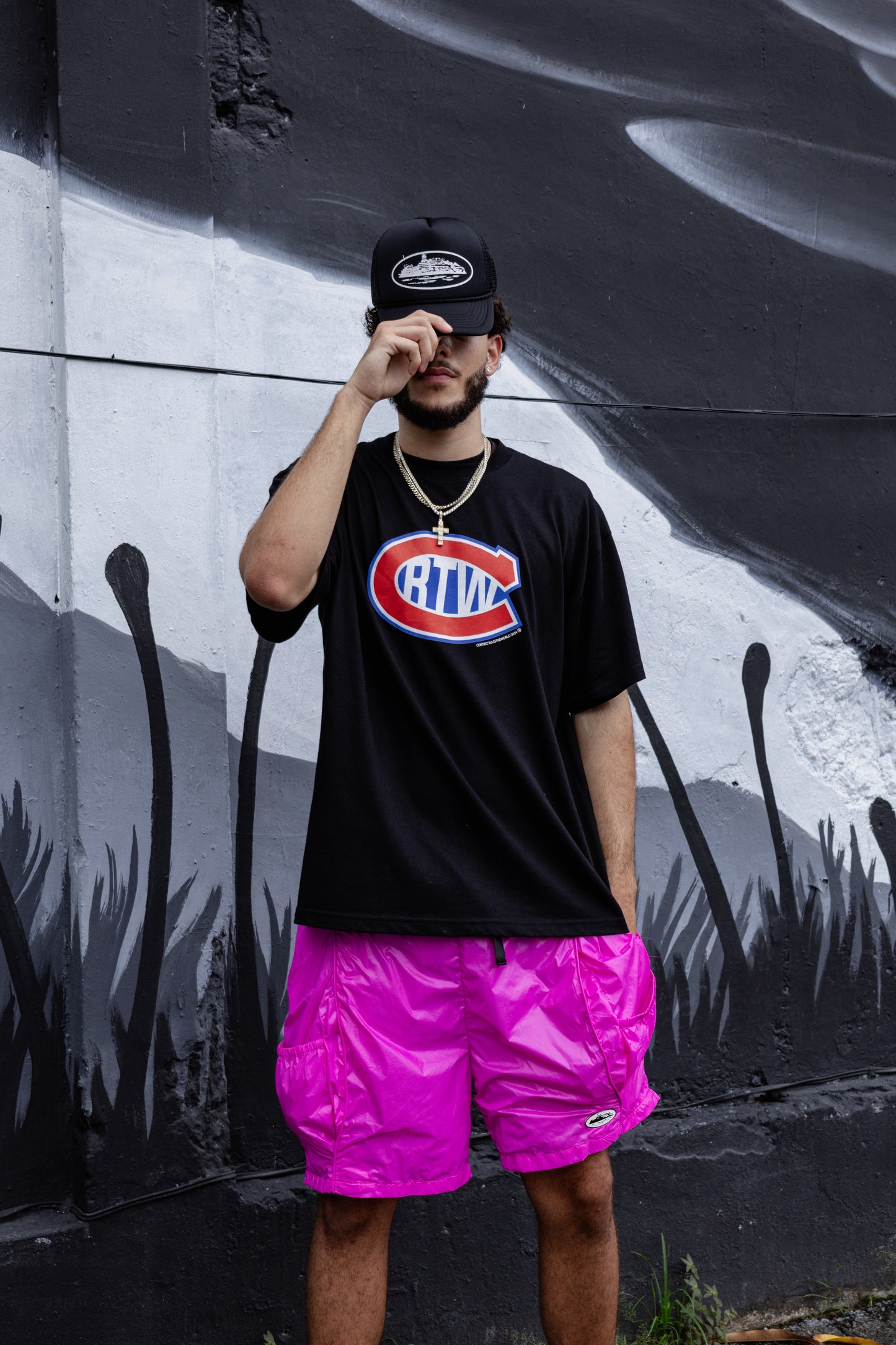 Corteiz “Alcatraz Nylon Patch Shorts”