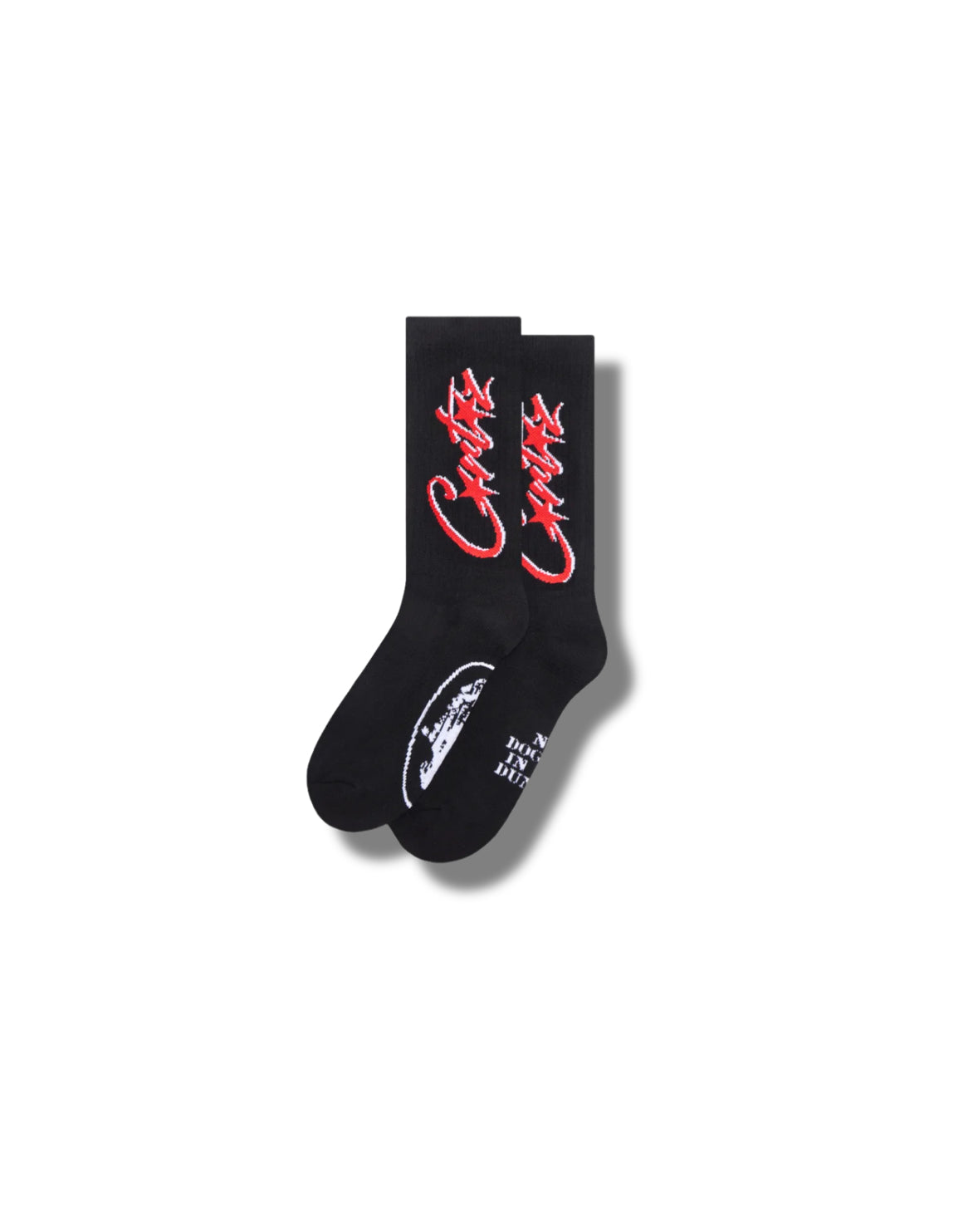 Corteiz “Alcatraz Black And Red Socks”