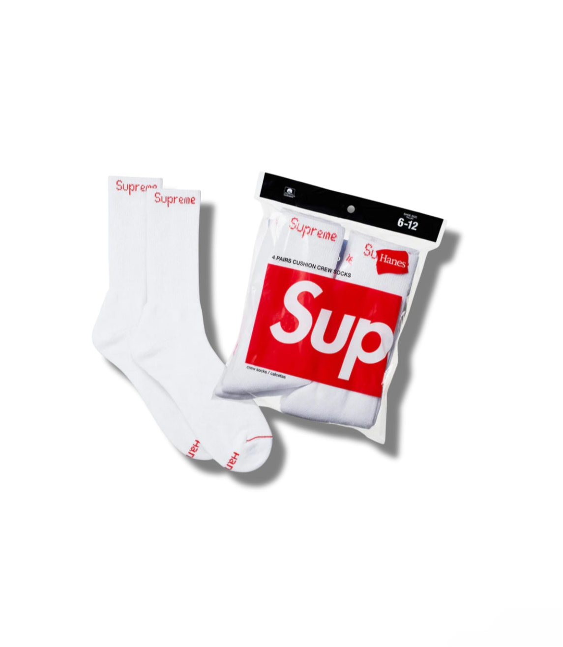 Supreme x Hanes “Crew Socks