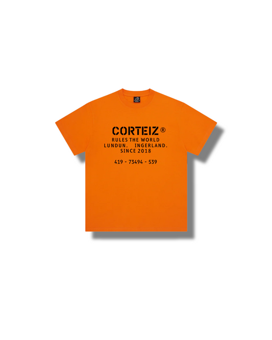 Corteiz “OG Stencill Orange Tee”