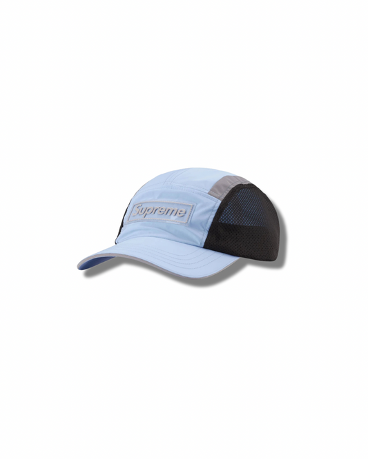 Supreme “Mesh Side Panel Baby Blue Camp Cap”