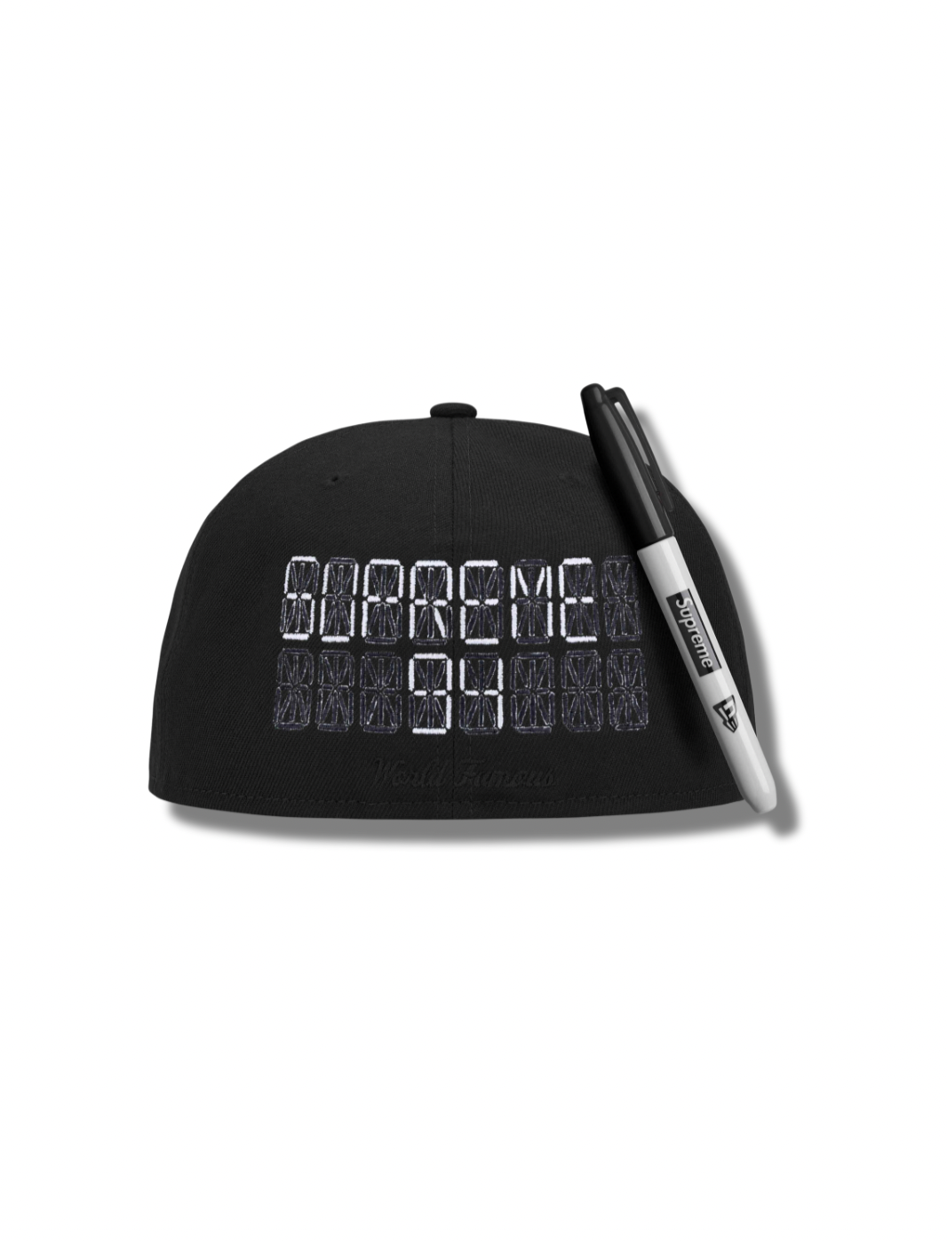 Supreme “Sharpie Box Logo New Era Fitted Cap”