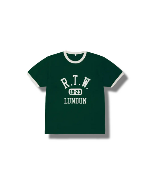 Corteiz “College Ringer Green Tee”